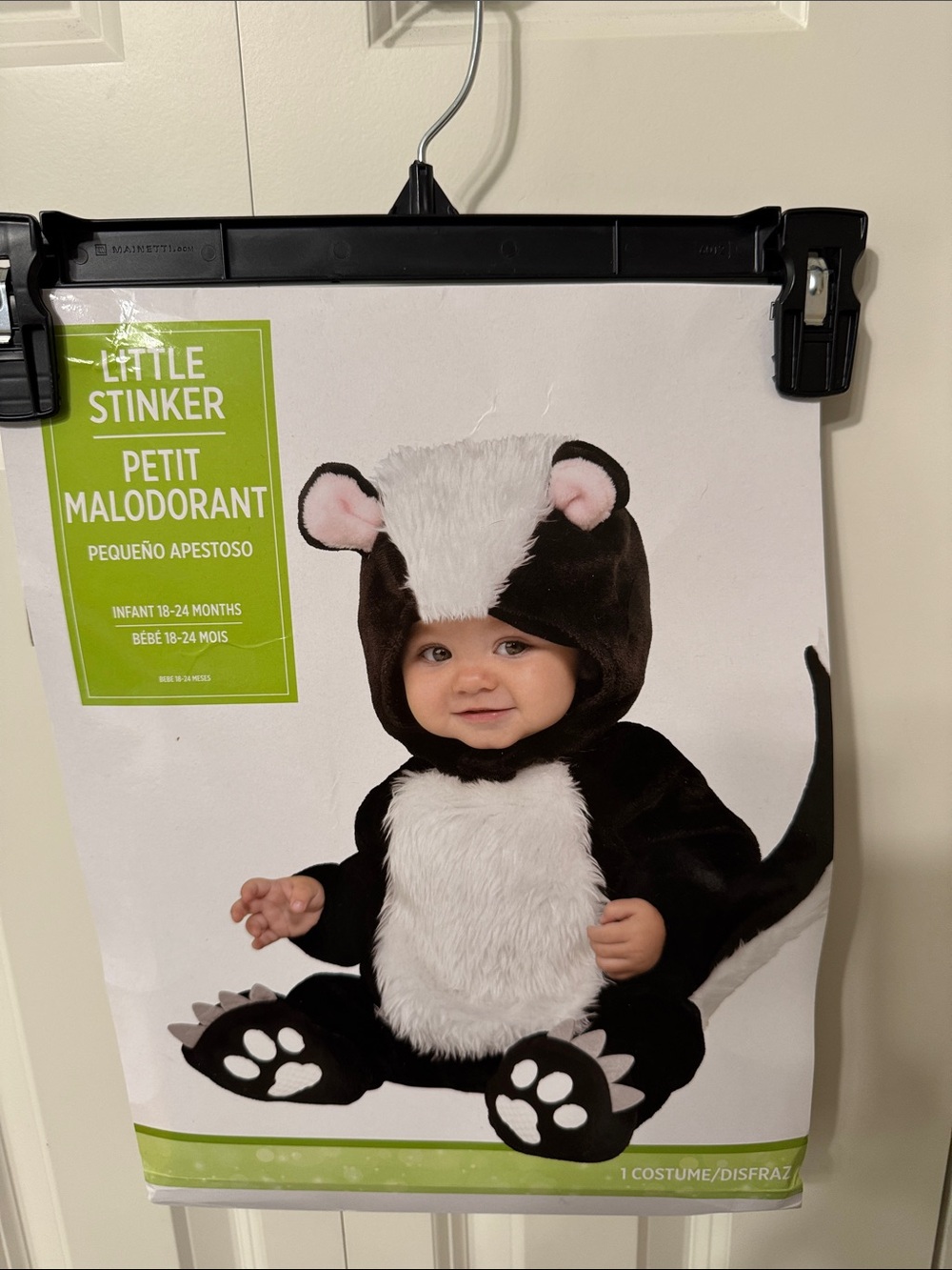 Lil Stinker 5 piece Skunk Costume - Black & White